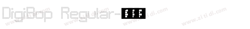 DigiBop Regular字体转换